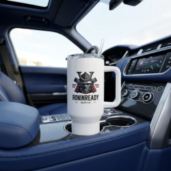 Premium Stainless Steel Travel Mug w/ Handle