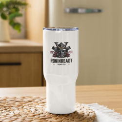 Premium Stainless Steel Travel Mug w/ Handle