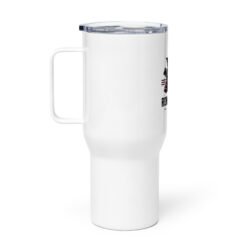 RRGC 25oz Stainless Steel Tactical Travel Mug w/ Handle and RONINREADY Gear Co Logo - Side View