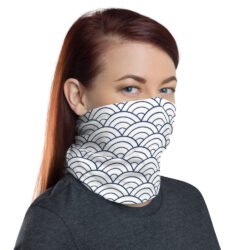 Seigaiha-Style Neck Gaiter