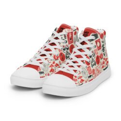 RONINREADY Gear Co. Men's Japanese-Themed Canvas High-Top Shoes