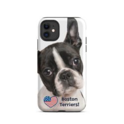 Rugged Case for iPhone® - Love Boston Terrier