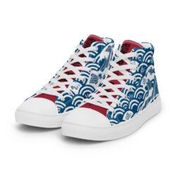 Men’s High Top Canvas Shoes - Crimson Kairo Edition