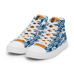 Men’s High Top Canvas Shoes - Saffron Kairo Edition