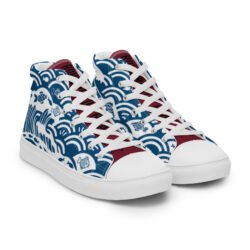 Men’s High Top Canvas Shoes - Crimson Kairo Edition
