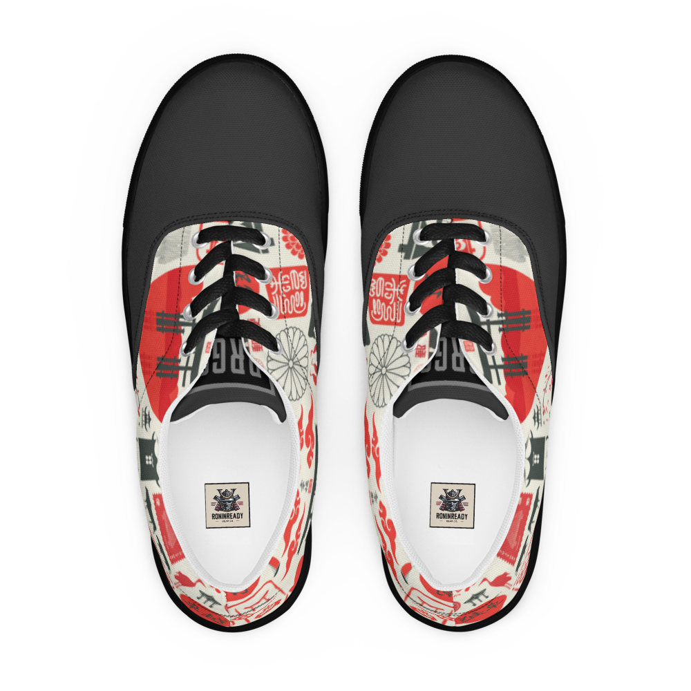 Men’s Lace-up Canvas Shoes – Daibōken Edition - Image 3