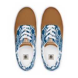 Men’s Lace-up Canvas Shoes - Saffron Kairo Edition