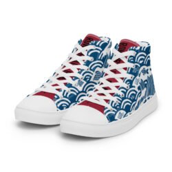 Women’s High Top Canvas Shoes - Crimson Kairo Edition
