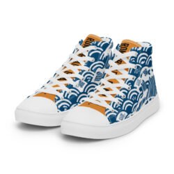 Women’s High Top Canvas Shoes - Saffron Kairo Edition