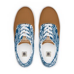 Women's Lace-up Canvas Shoes - Saffron Kairo Edition