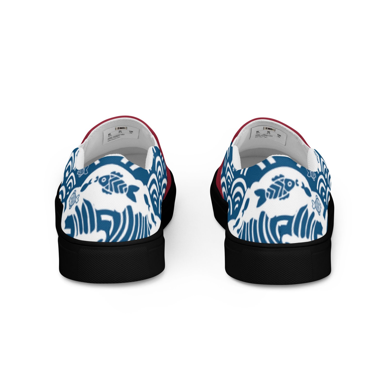 Women’s Slip-on Canvas Shoes - Crimson Kairo Edition - Image 7