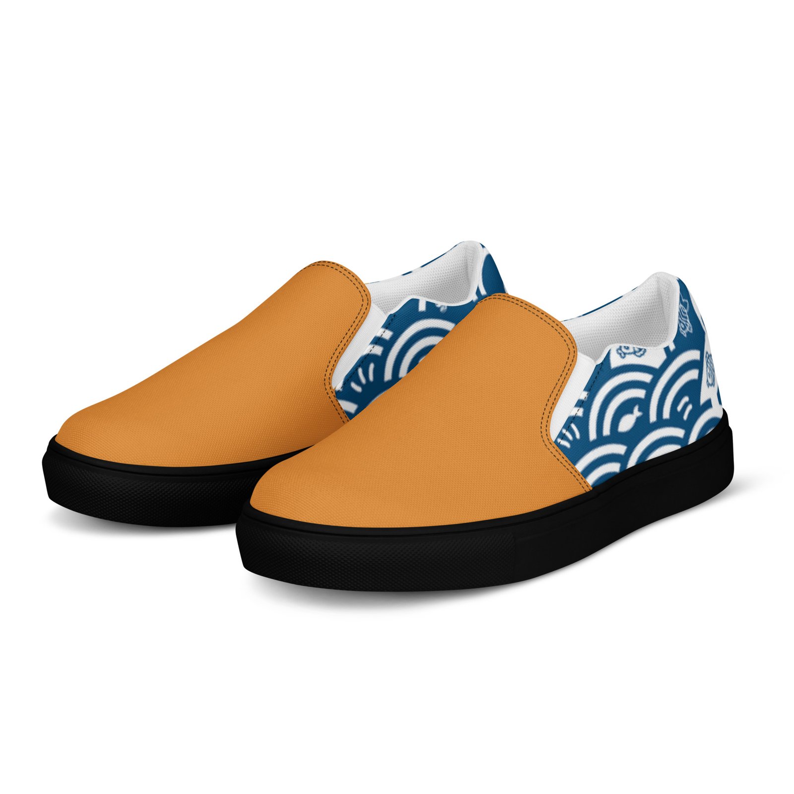 Women’s Slip-on Canvas Shoes - Saffron Kairo Edition - Image 3