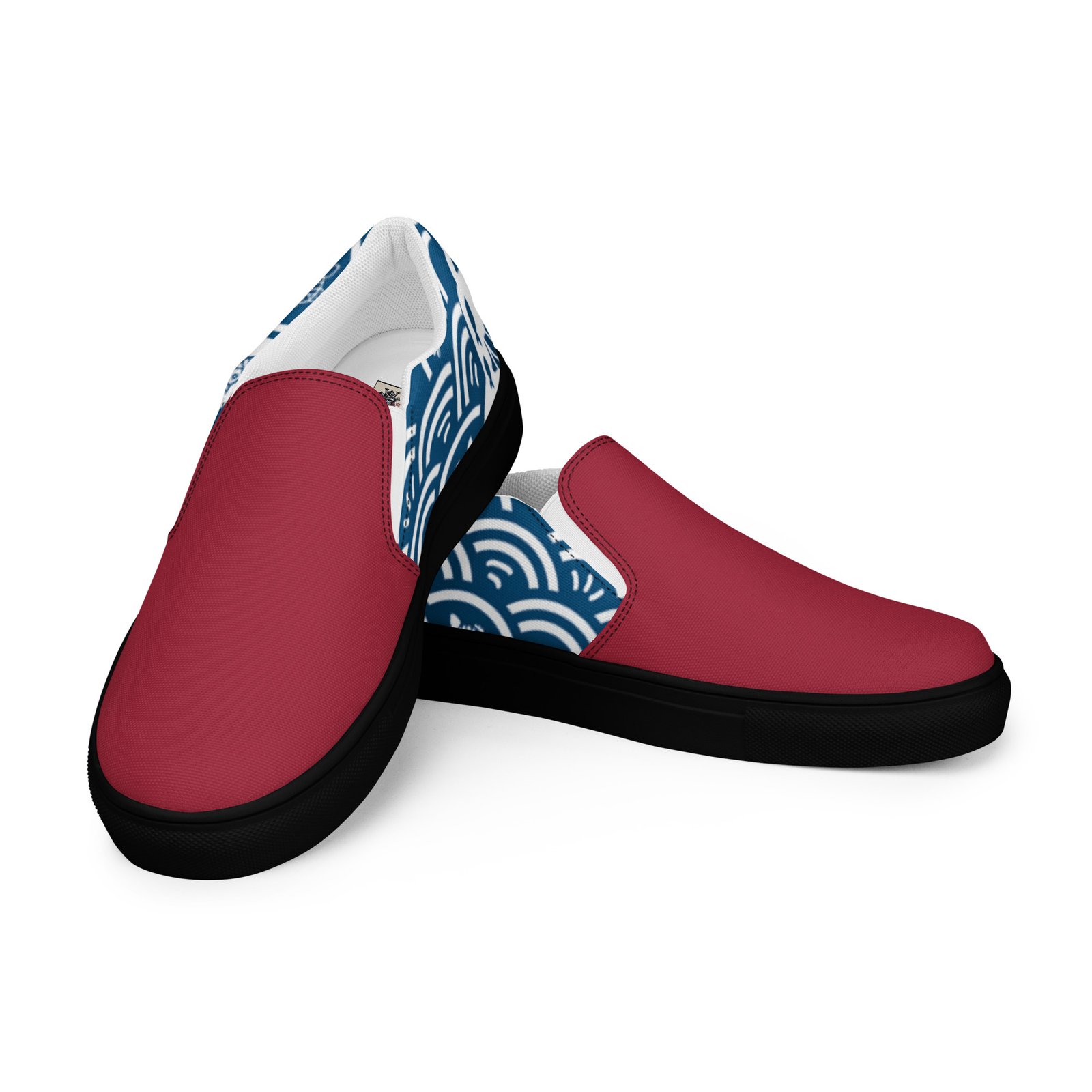 Women’s Slip-on Canvas Shoes - Crimson Kairo Edition - Image 9