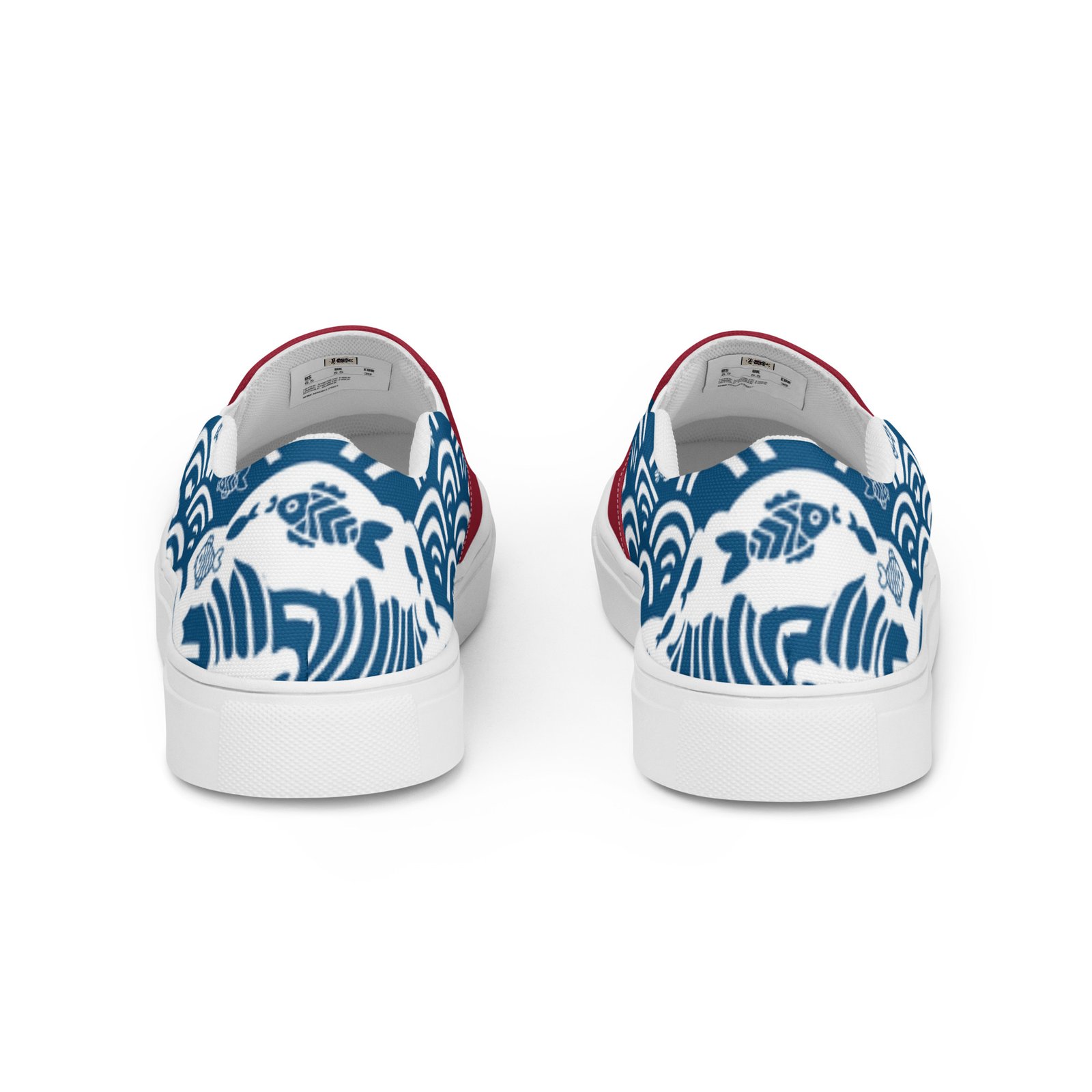 Women’s Slip-on Canvas Shoes - Crimson Kairo Edition - Image 8