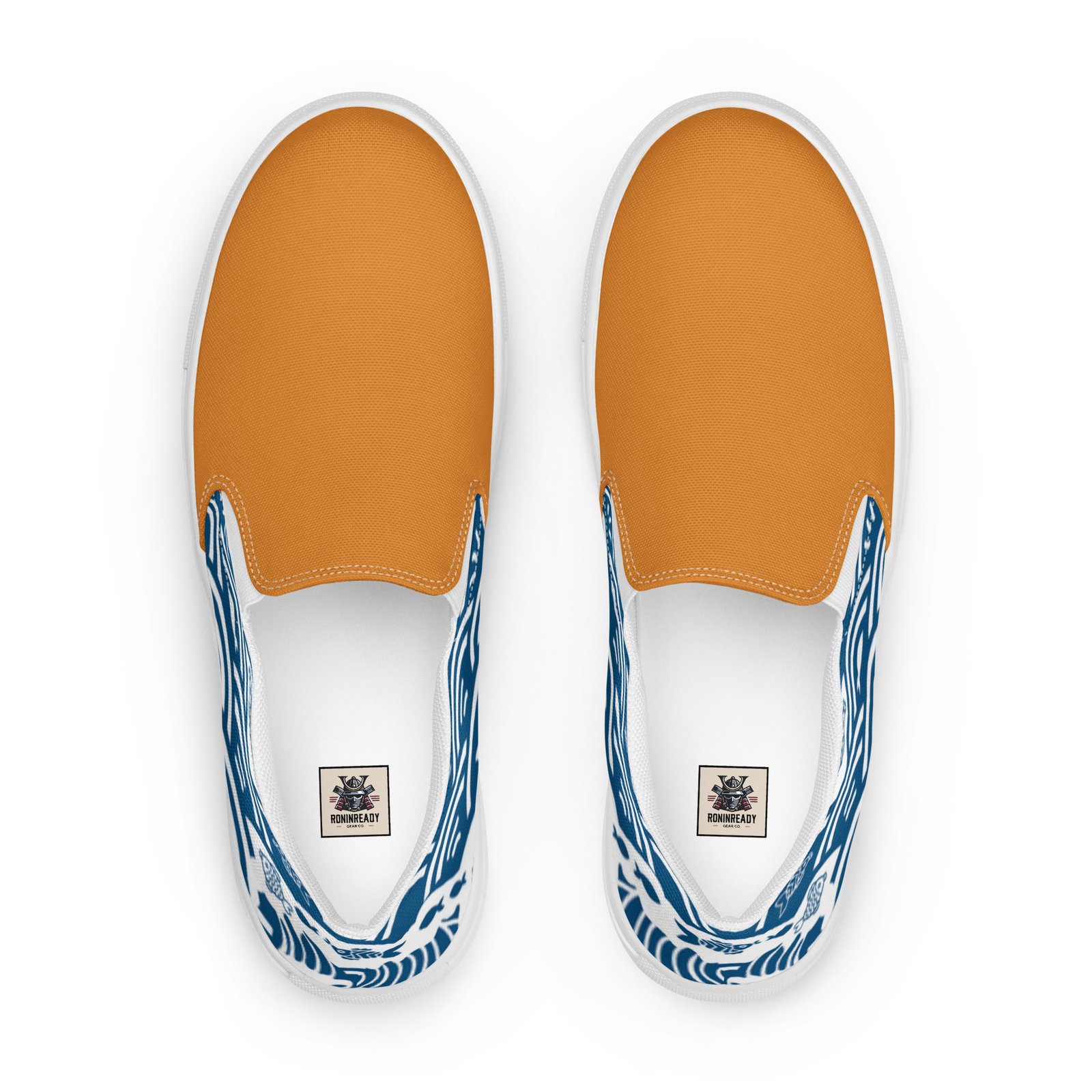 Women’s Slip-on Canvas Shoes - Saffron Kairo Edition - Image 2