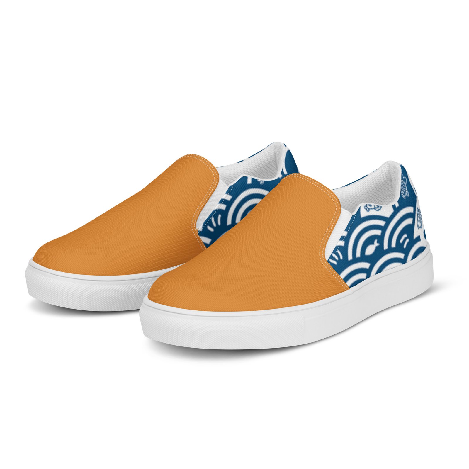 Women’s Slip-on Canvas Shoes - Saffron Kairo Edition - Image 4