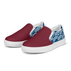 Women’s Slip-on Canvas Shoes - Crimson Kairo Edition