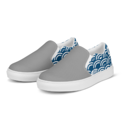 Men's Japanese Print Slip-on Canvas Shoes – Kairo Edition