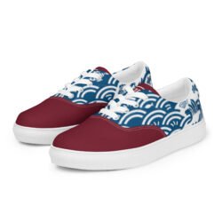 Women's Japanese Theme Lace-up Canvas Shoes – Kairo Edition