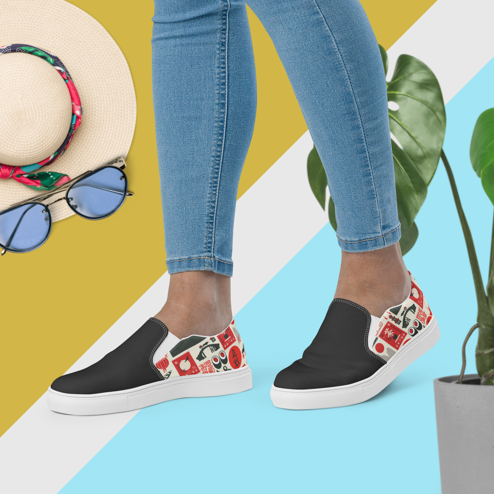 Women's Slip-on Canvas Shoes – Daiboken Edition